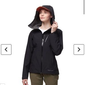 Marmot Gore-Tex Knife Edge Rain Jacket - Medium - Black